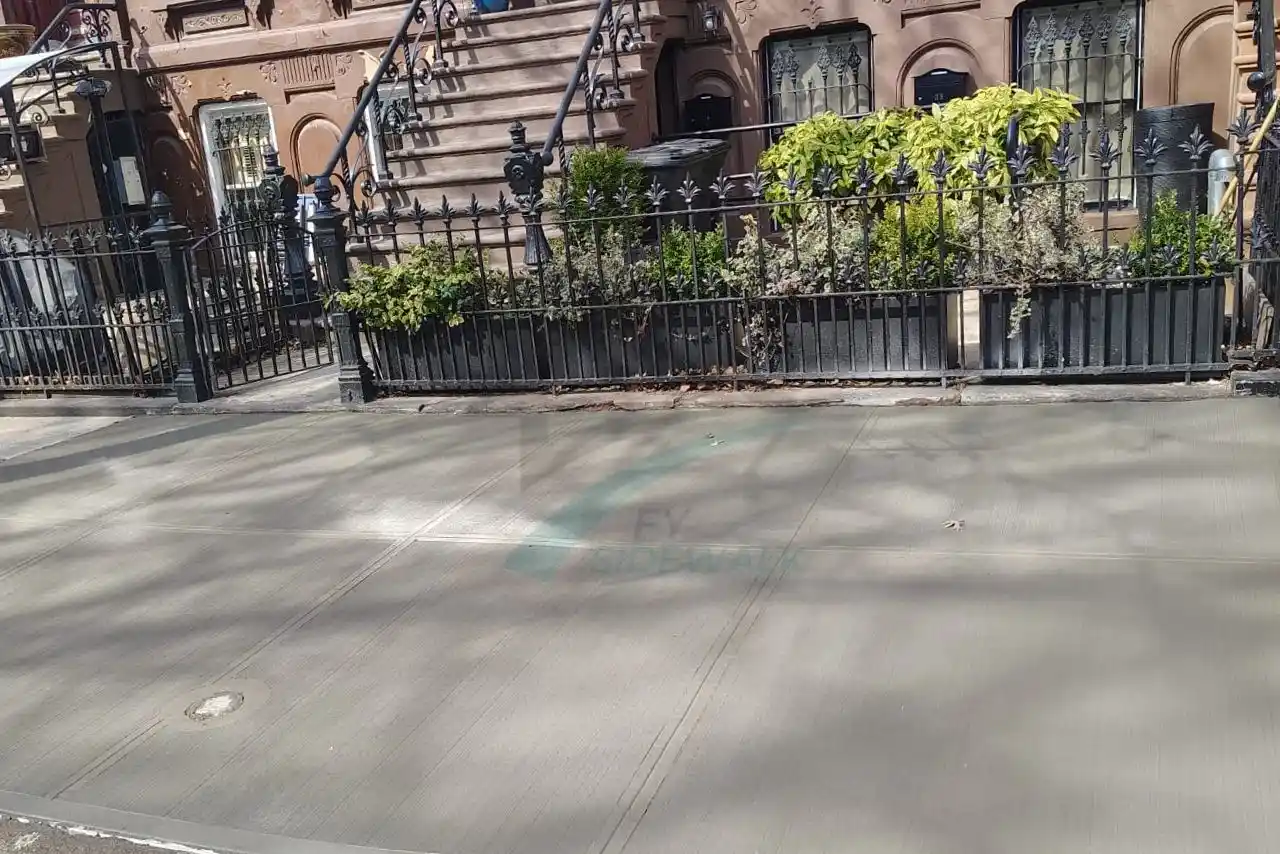 why not one concrete slab for nyc sidewalk